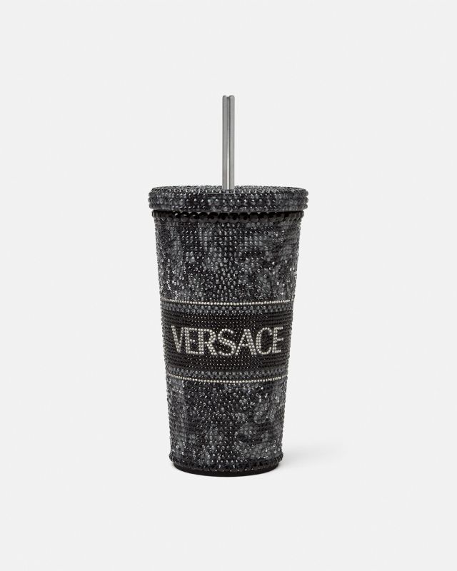 Crystal Barocco Black Travel Cup