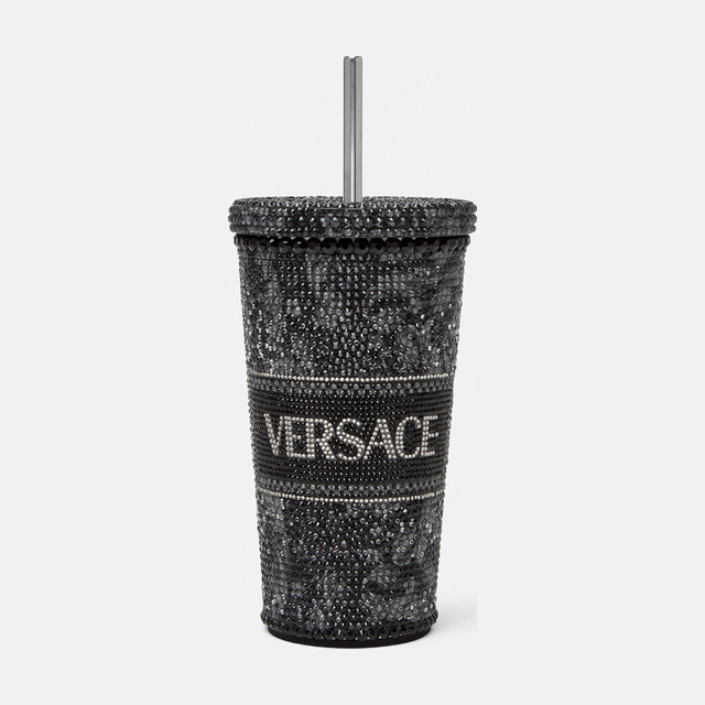 Crystal Barocco Black Travel Cup