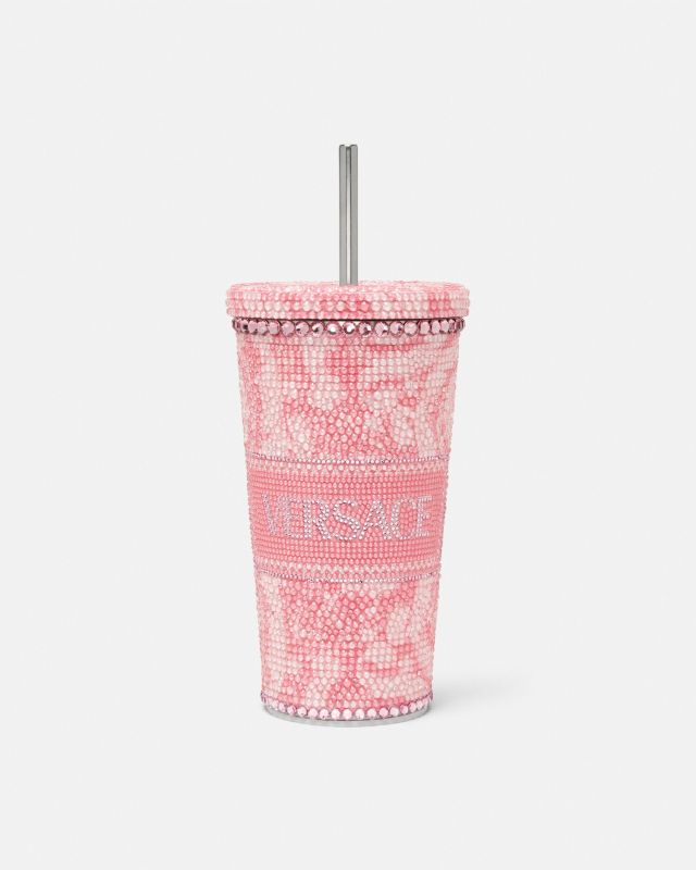 Crystal Barocco Pink Travel Cup
