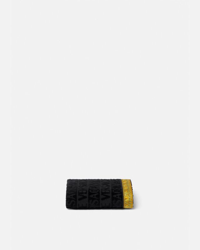 I ♡ Baroque Small Towel Gold