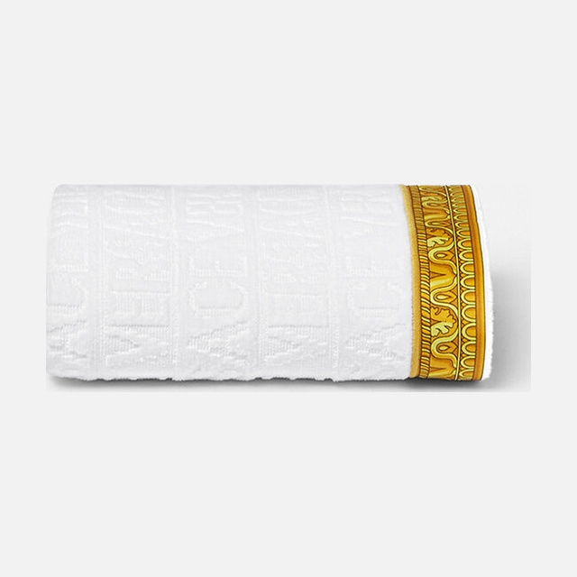 I ♡ Baroque Small Towel Gold