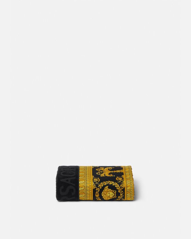 I ♡ Baroque Hand Towel Gold