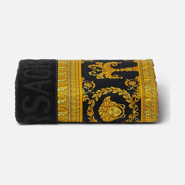 I ♡ Baroque Hand Towel Gold