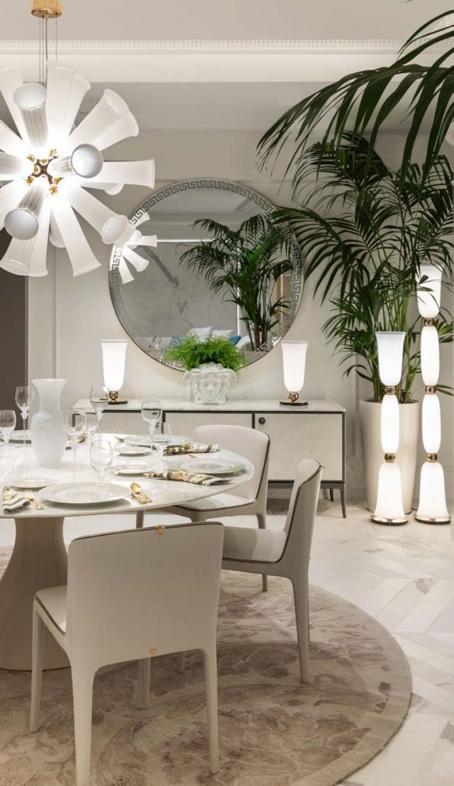 Versace Home Barocco Degrade' Rug, Ø 400 cm, Dubai