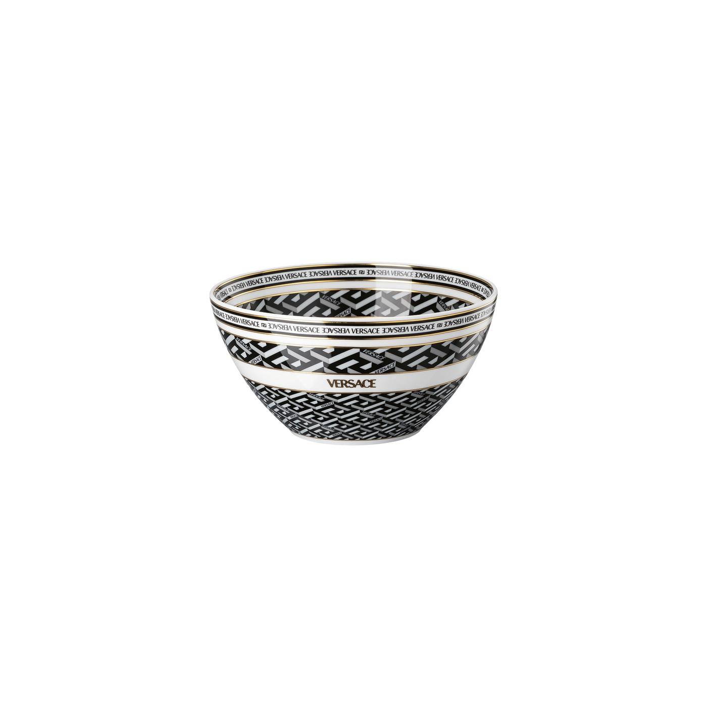 La Greca Signature black bowl, 15 cm