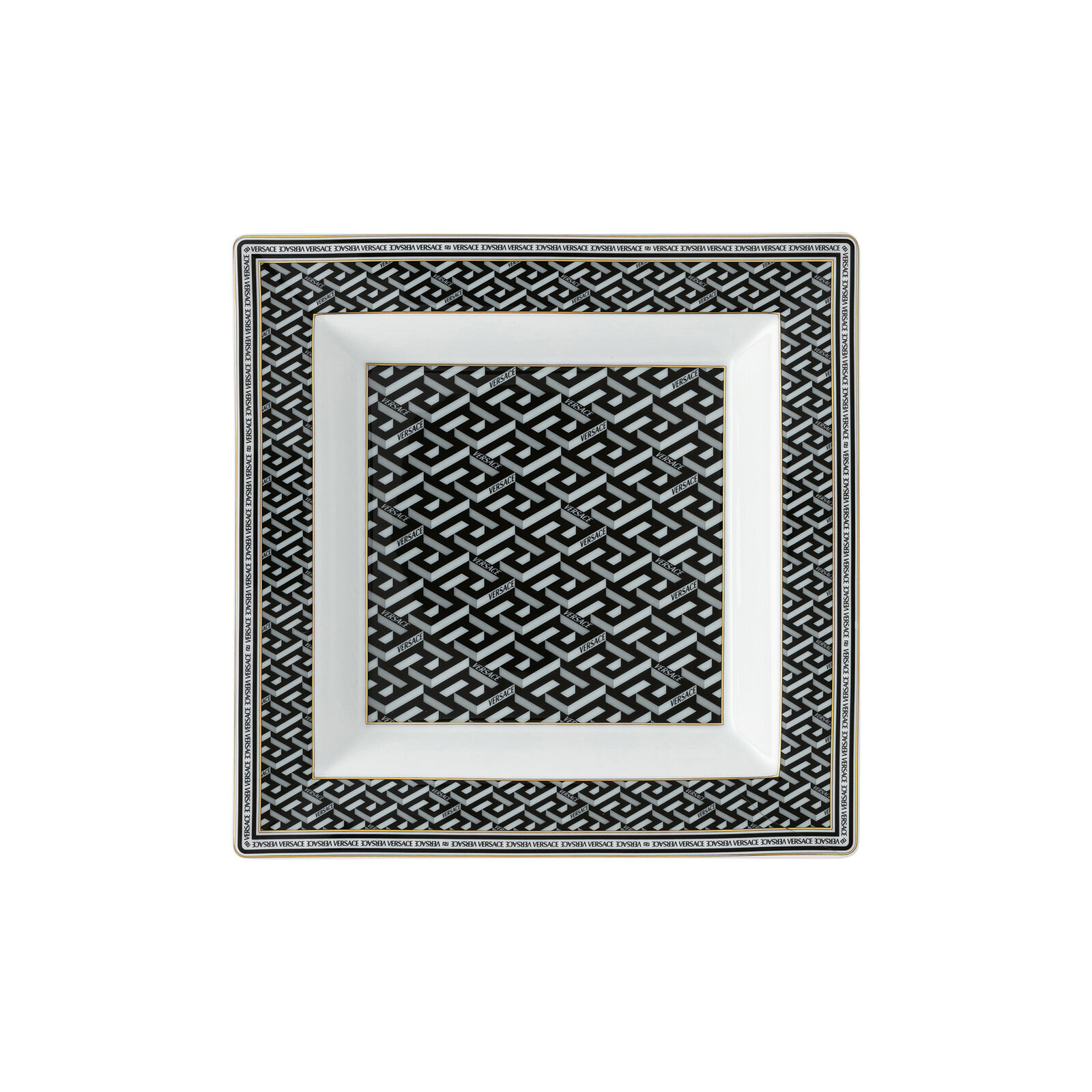 La Greca Signature black dish, 22 cm