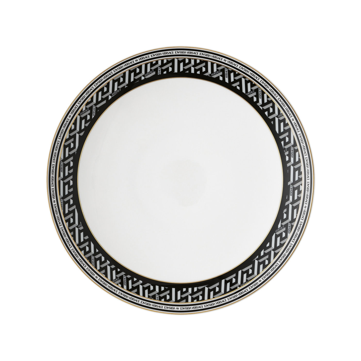 La Greca Signature black gourmet plate, 28 cm