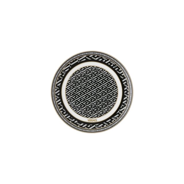 La Greca Signature black plate, 17 cm