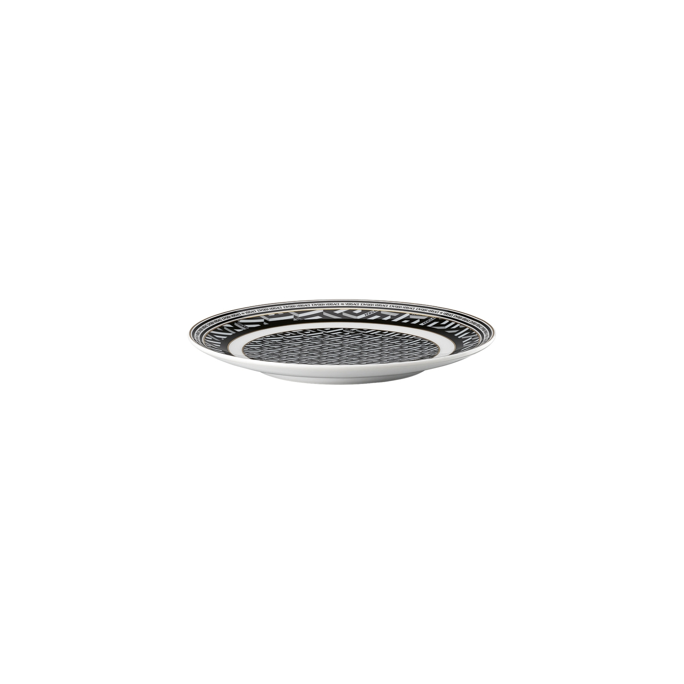 Versace Rosenthal La Greca Signature black plate