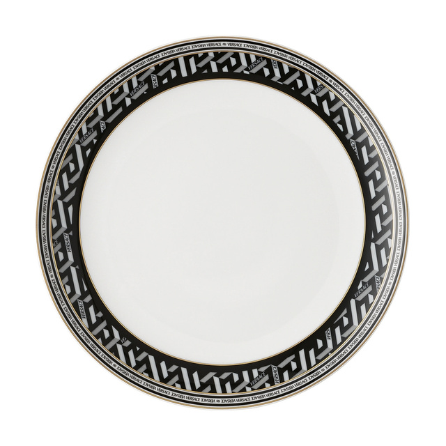 La Greca Signature black plate, 21 cm