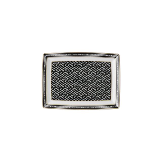 La Greca Signature black platter, 18 cm