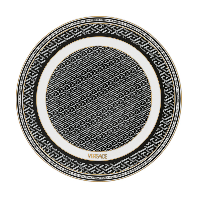 La Greca Signature black service plate, 33 cm