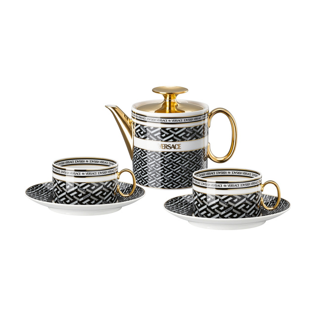 La Greca Signature black set tea for 2