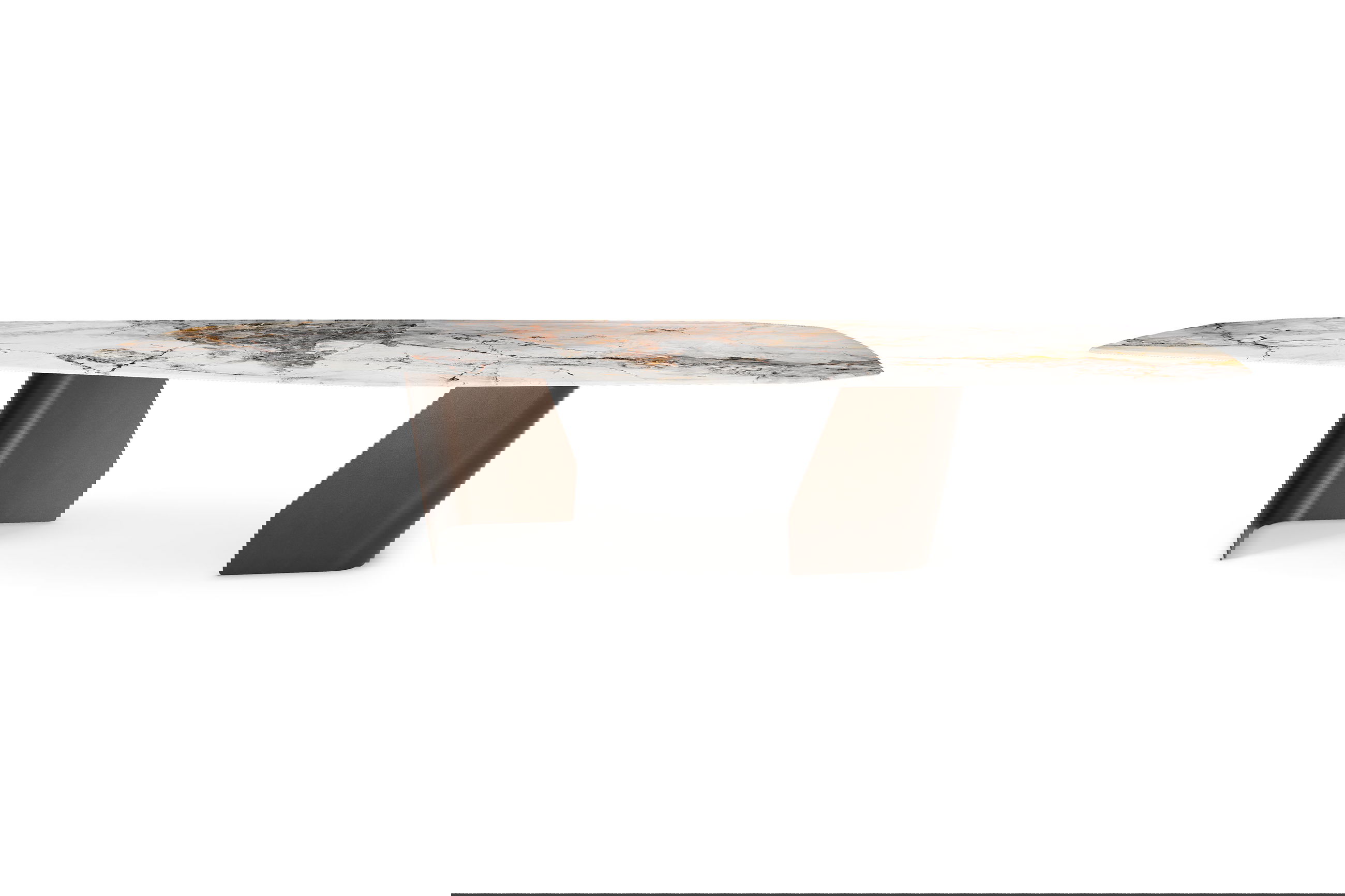 Стол SENATOR с художественным стеклом CrystalArt Marble