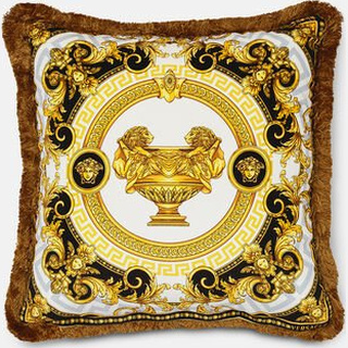 La Coupe des Dieux Grey-White-Gold Cushion 45 cm