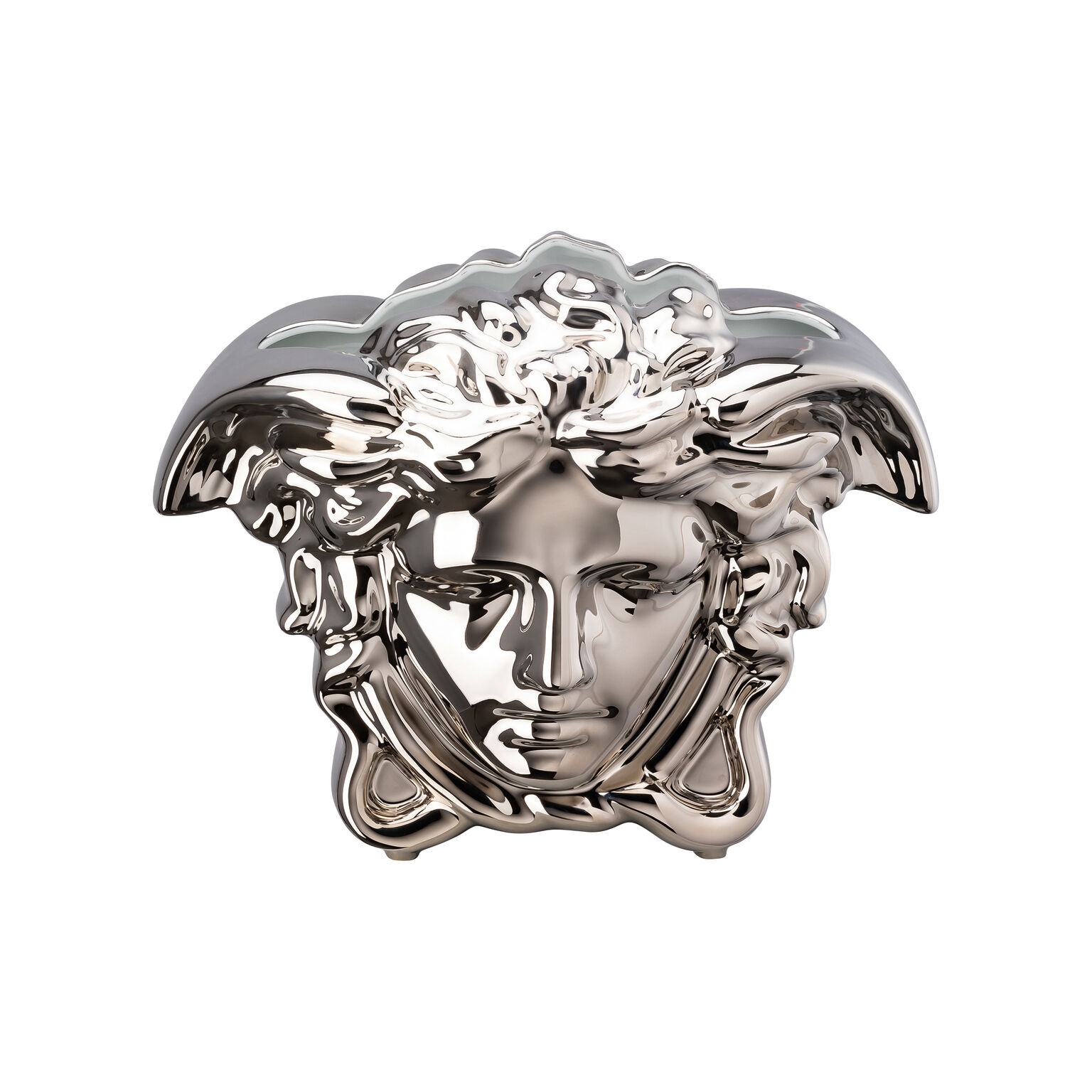 Ваза Medusa Grande Silver, 21 см