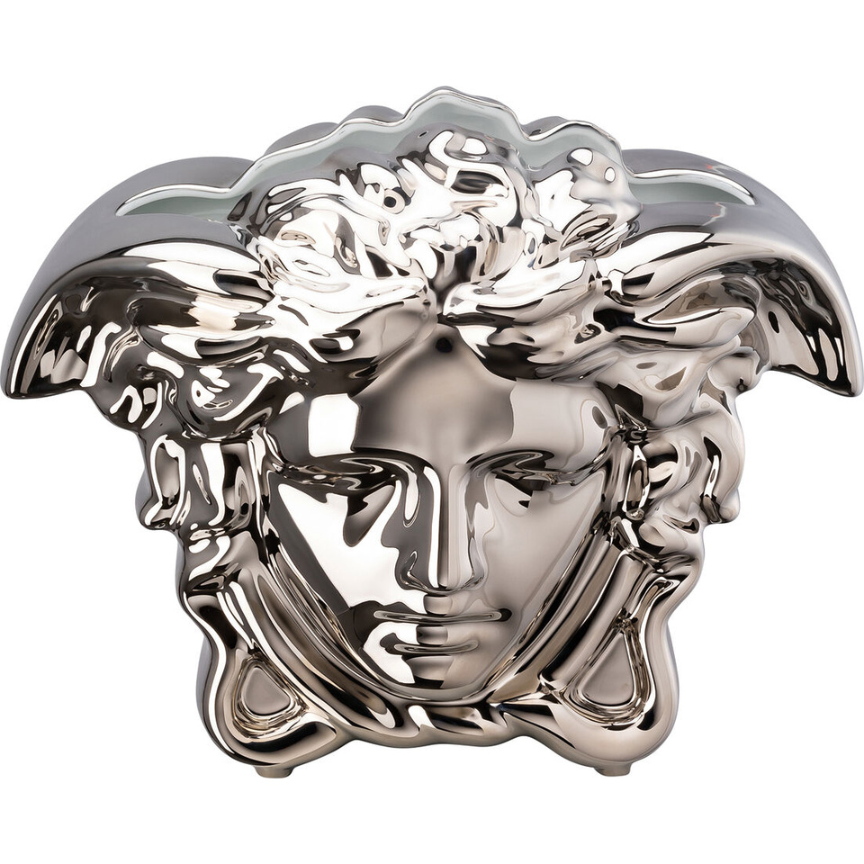 Ваза Medusa Grande Silver, 21 см