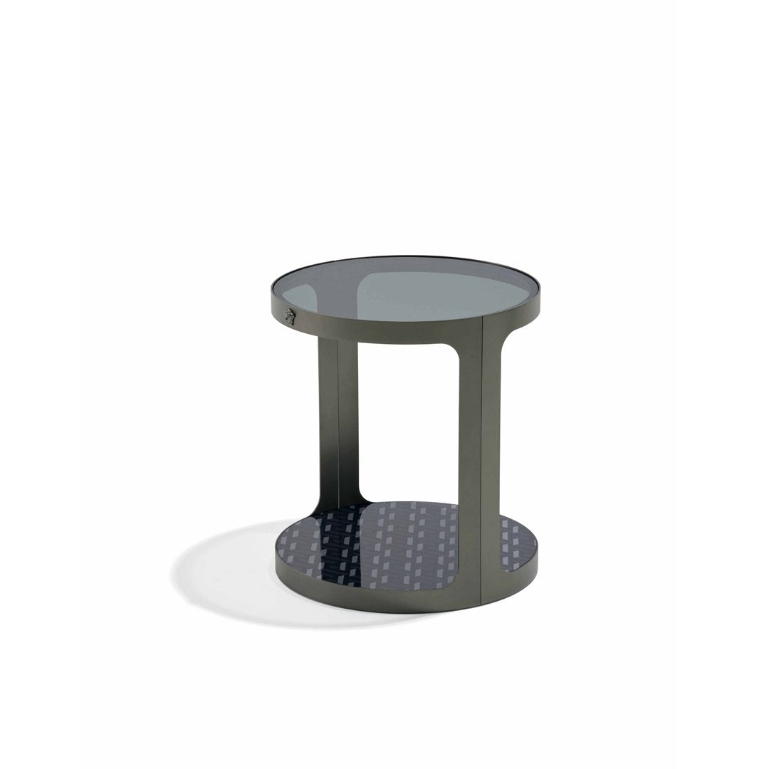 Medallion side table