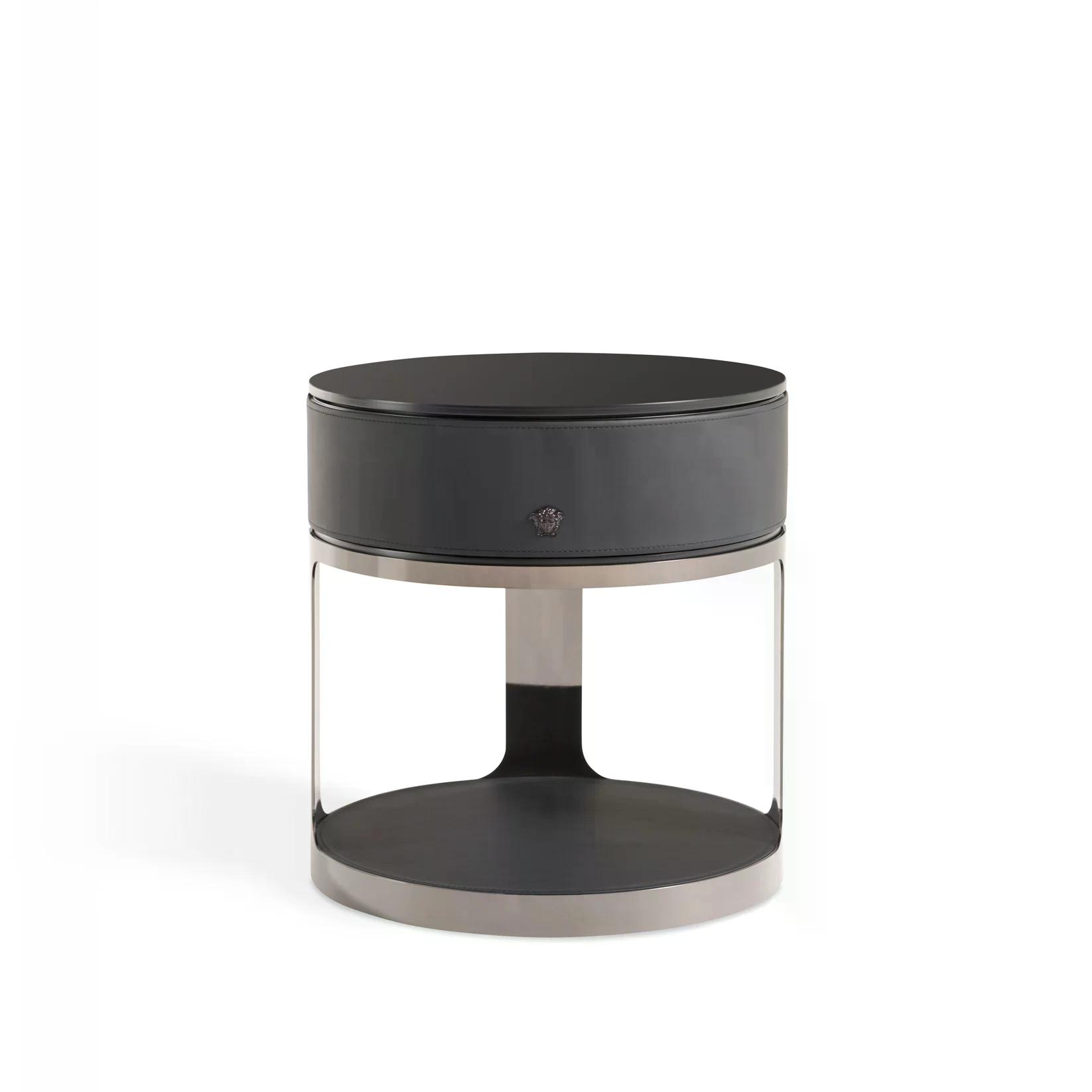 Medallion bedside table