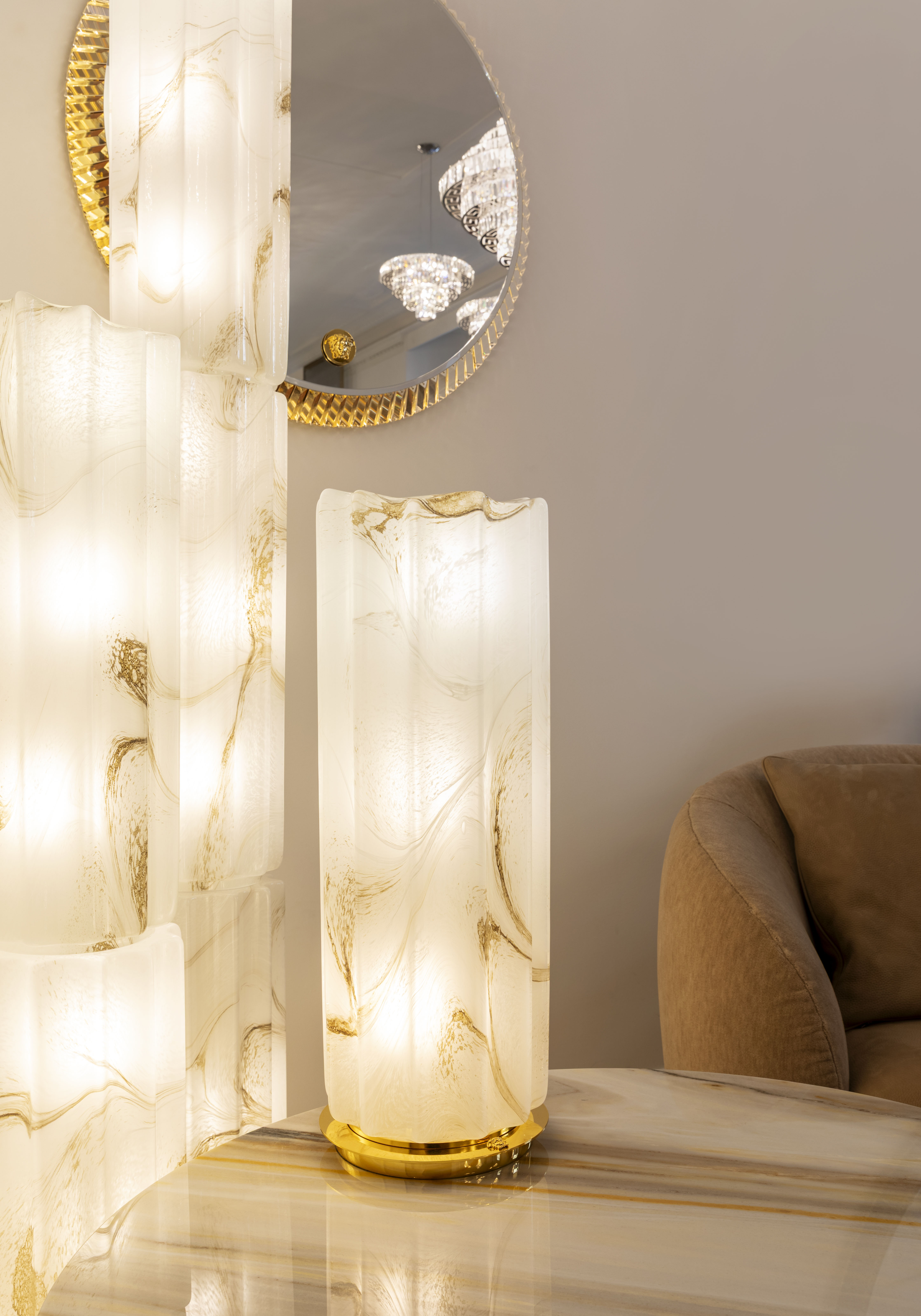 Acropolis floor lamps