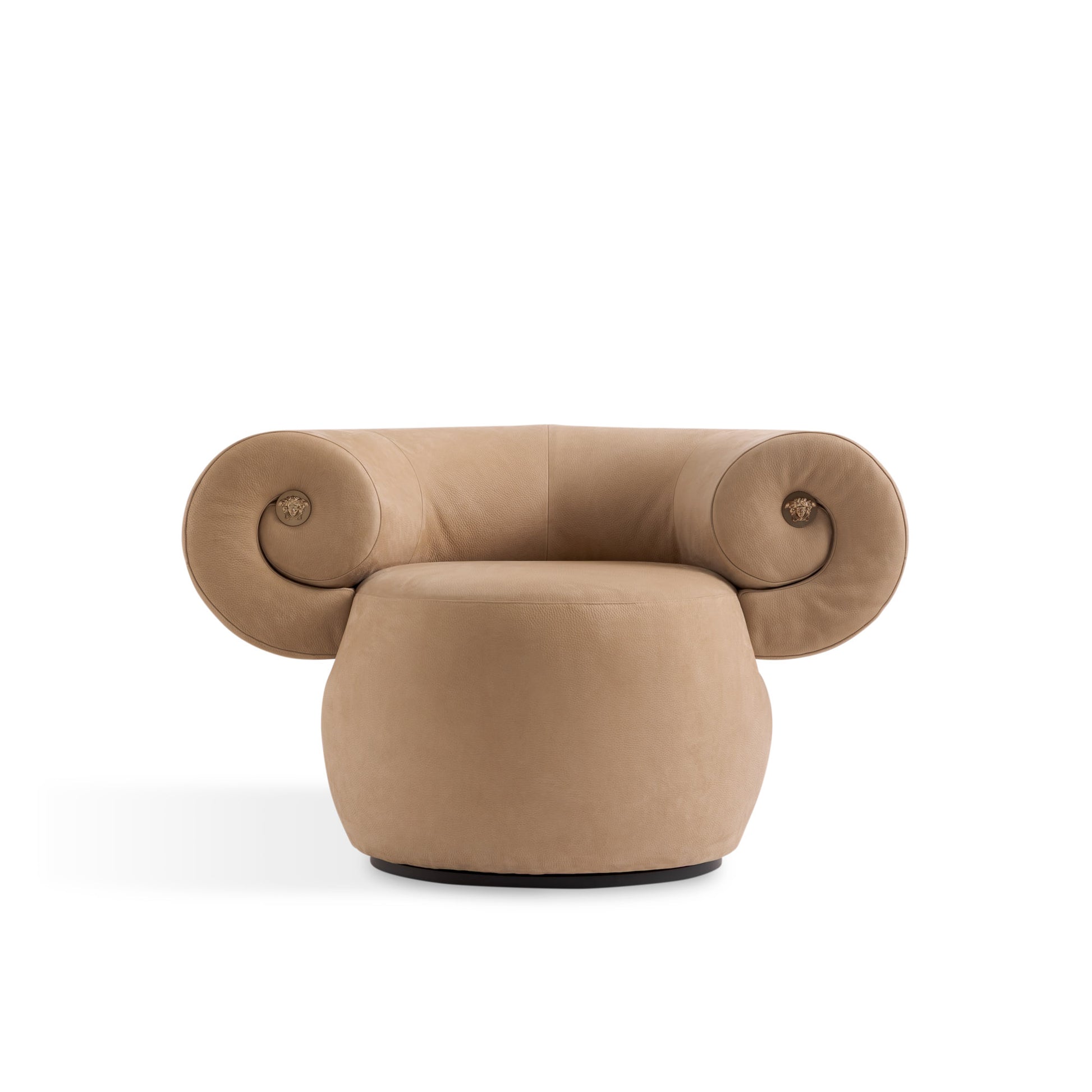 Front view — Acantho small armchair