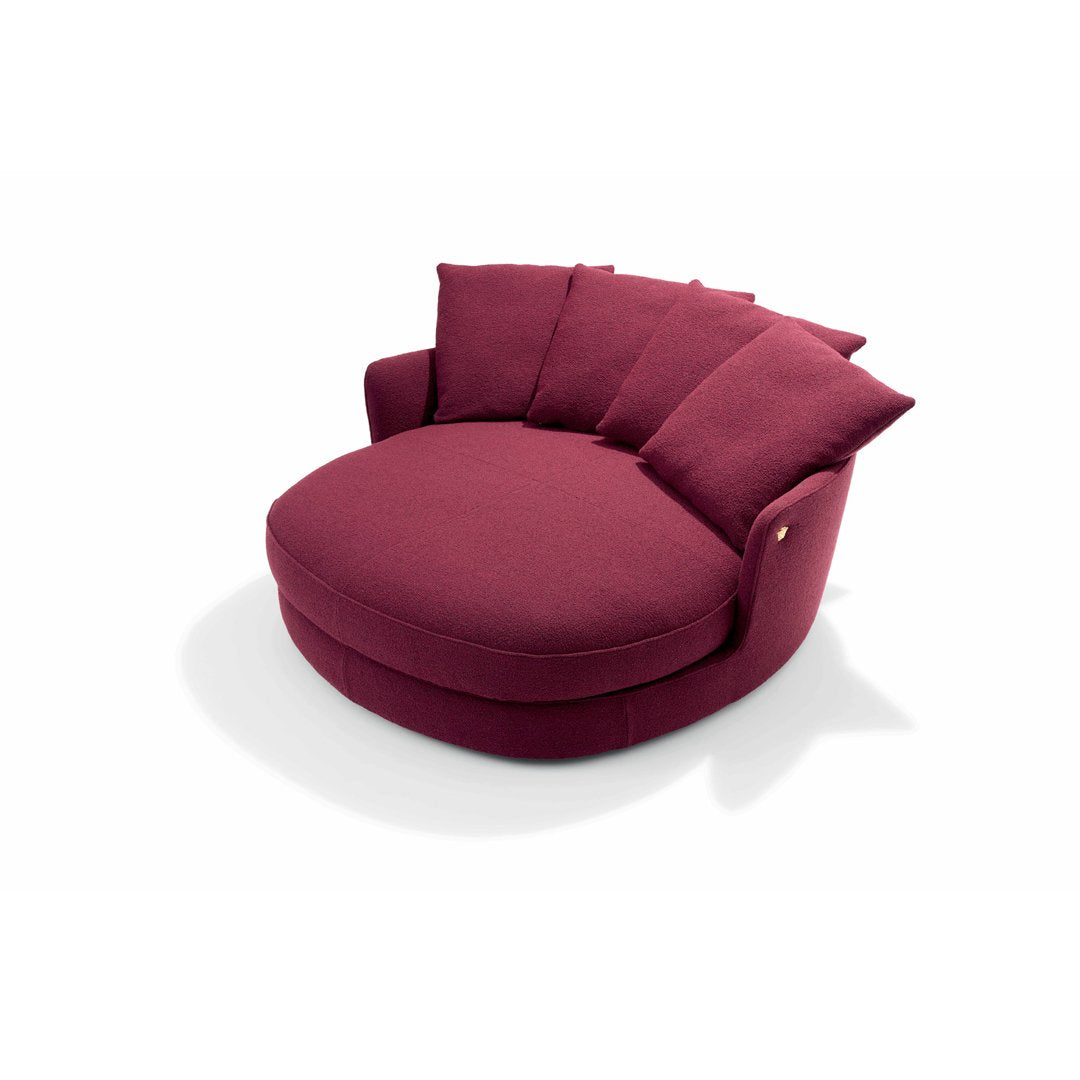 Front view, red-wood colourway