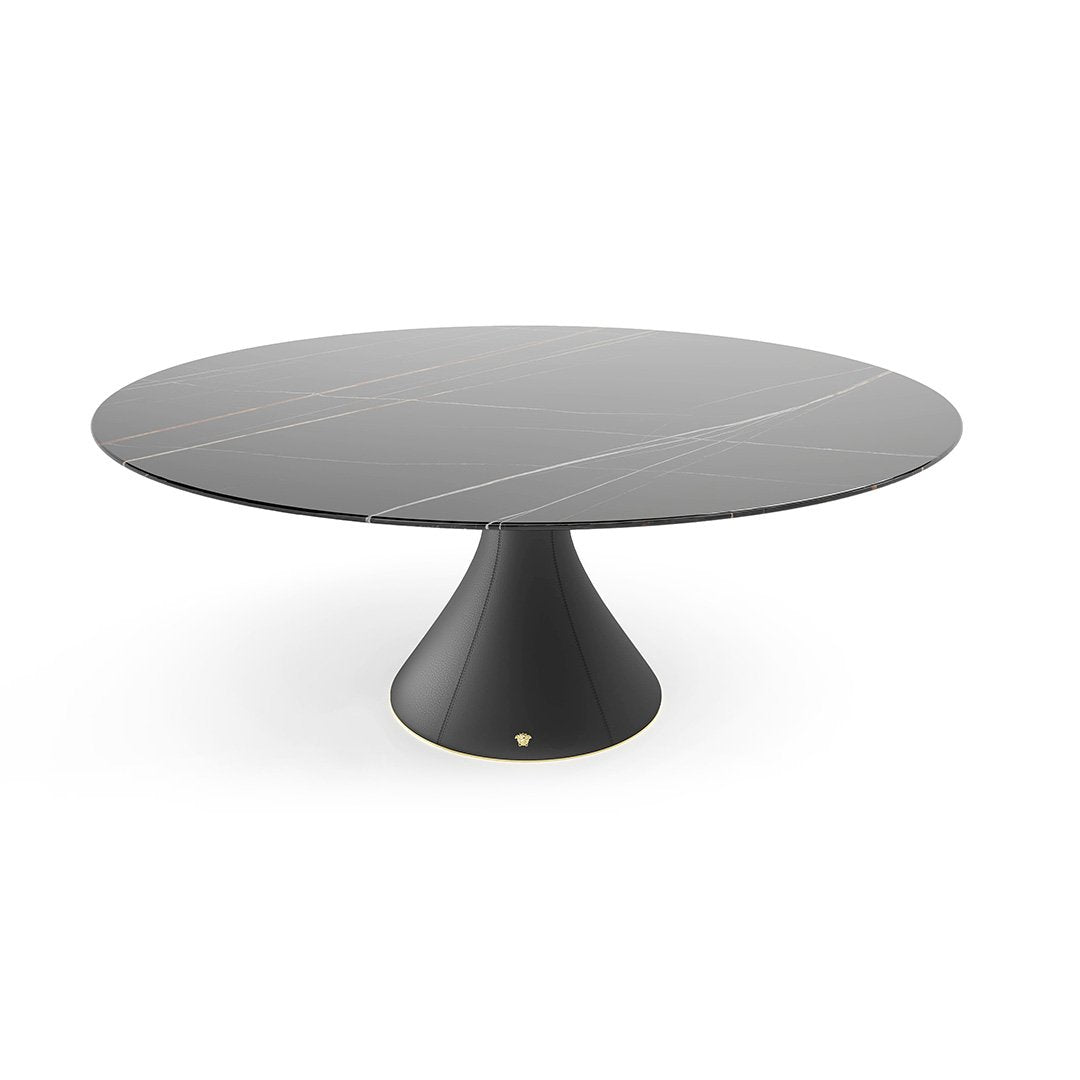 Round Ø 160, Marquinia Black marble