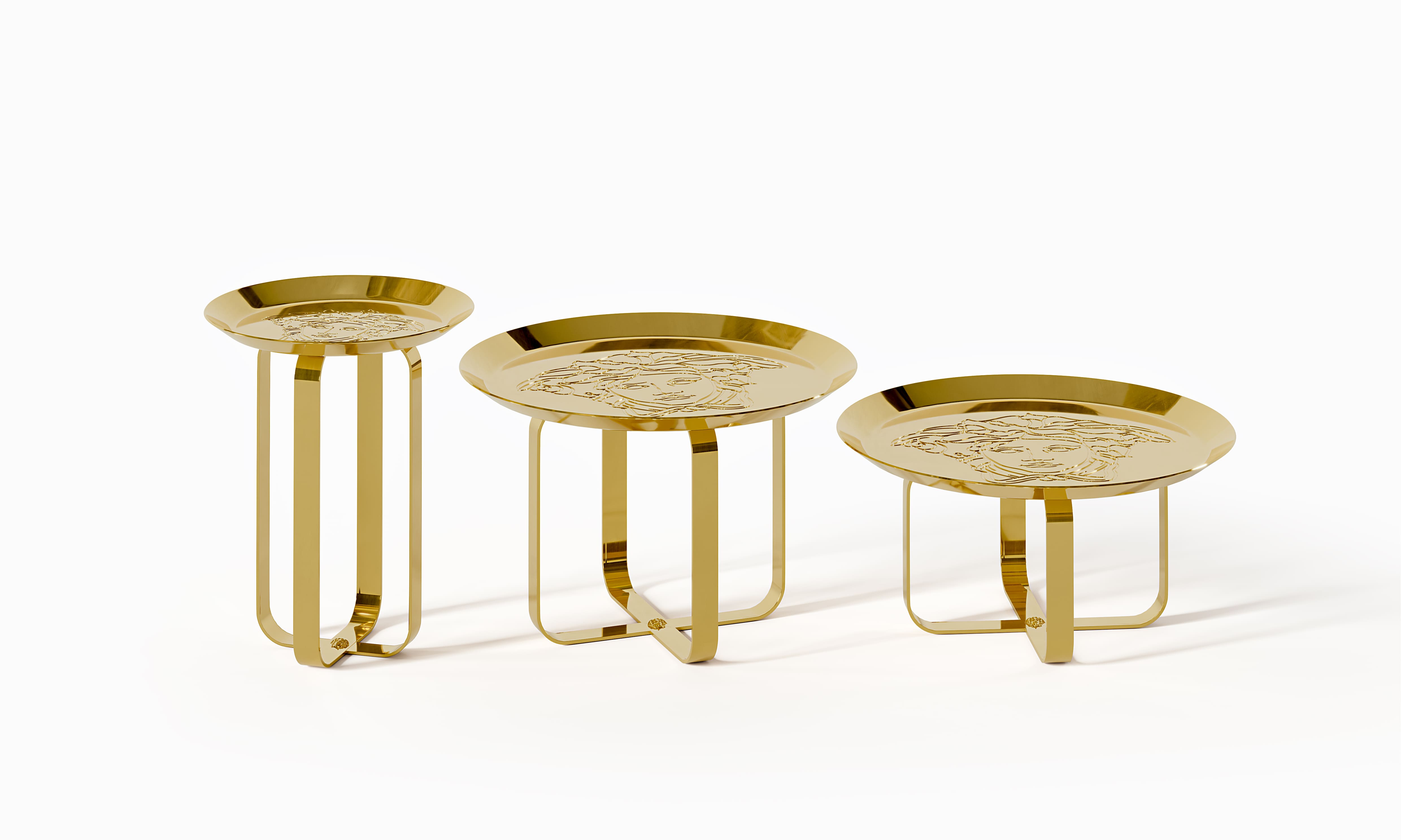 Polished gold finish