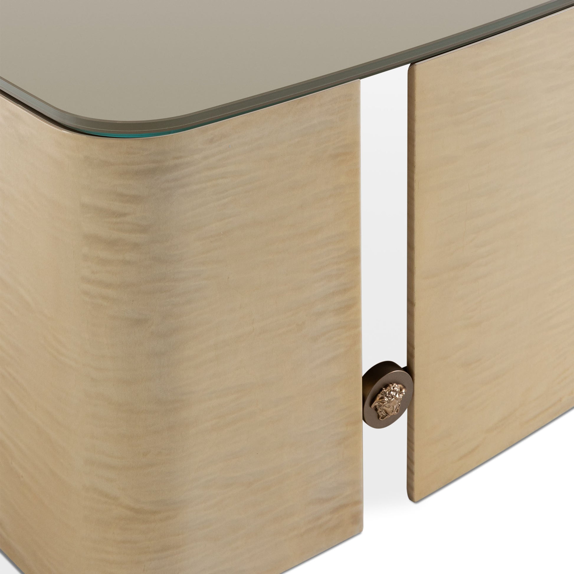 Metal joint with 3D Medusa — leg detail