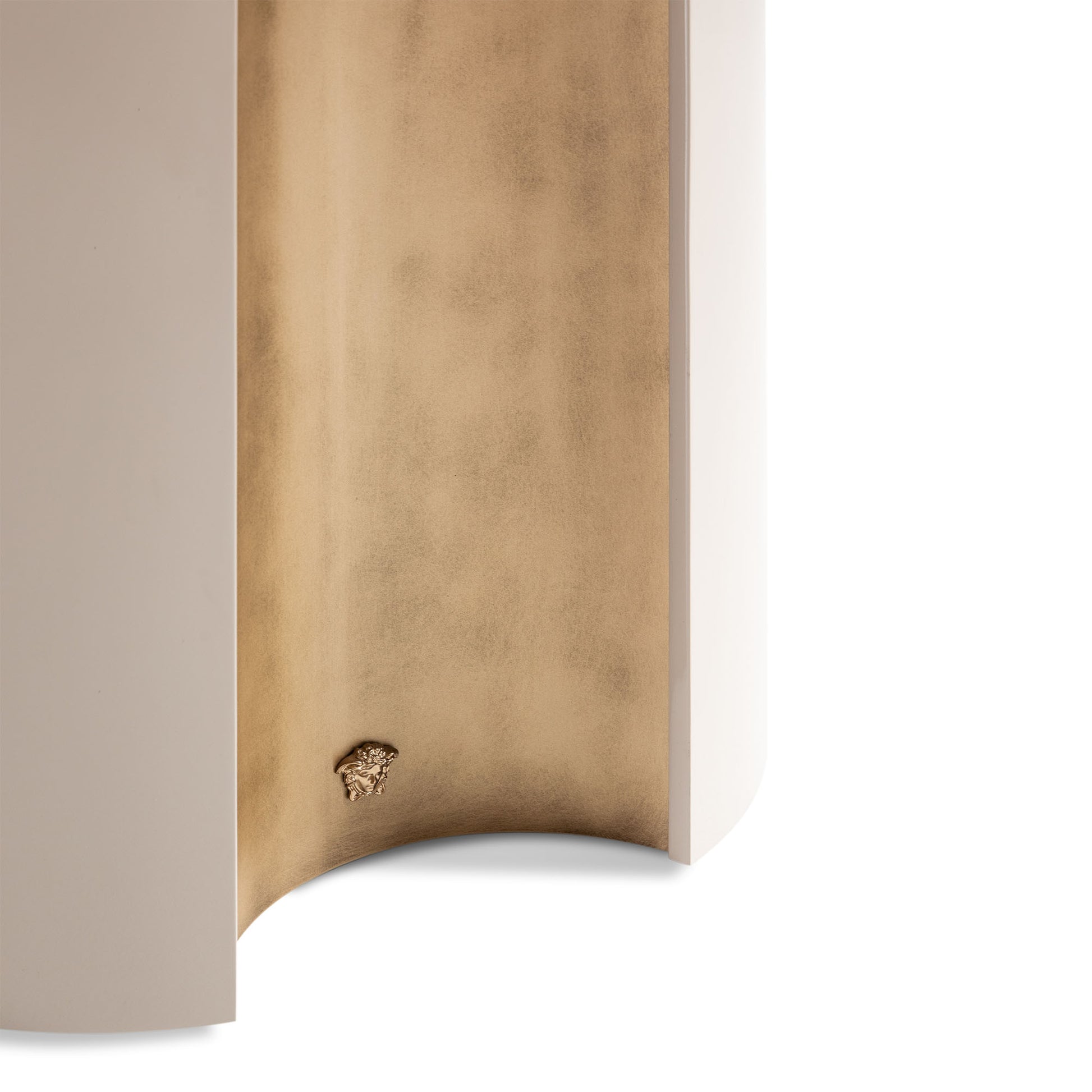 Fluted-column leg — concave/convex detail