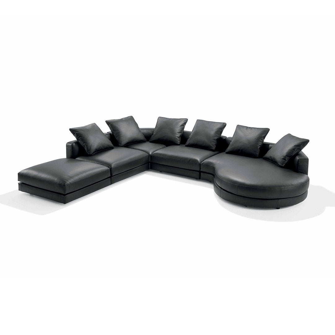 Sectional, black