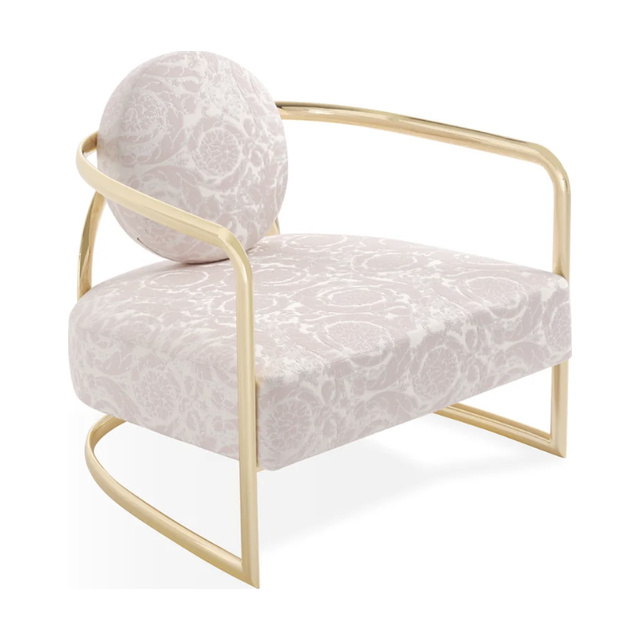La Medusa round metal armchair
